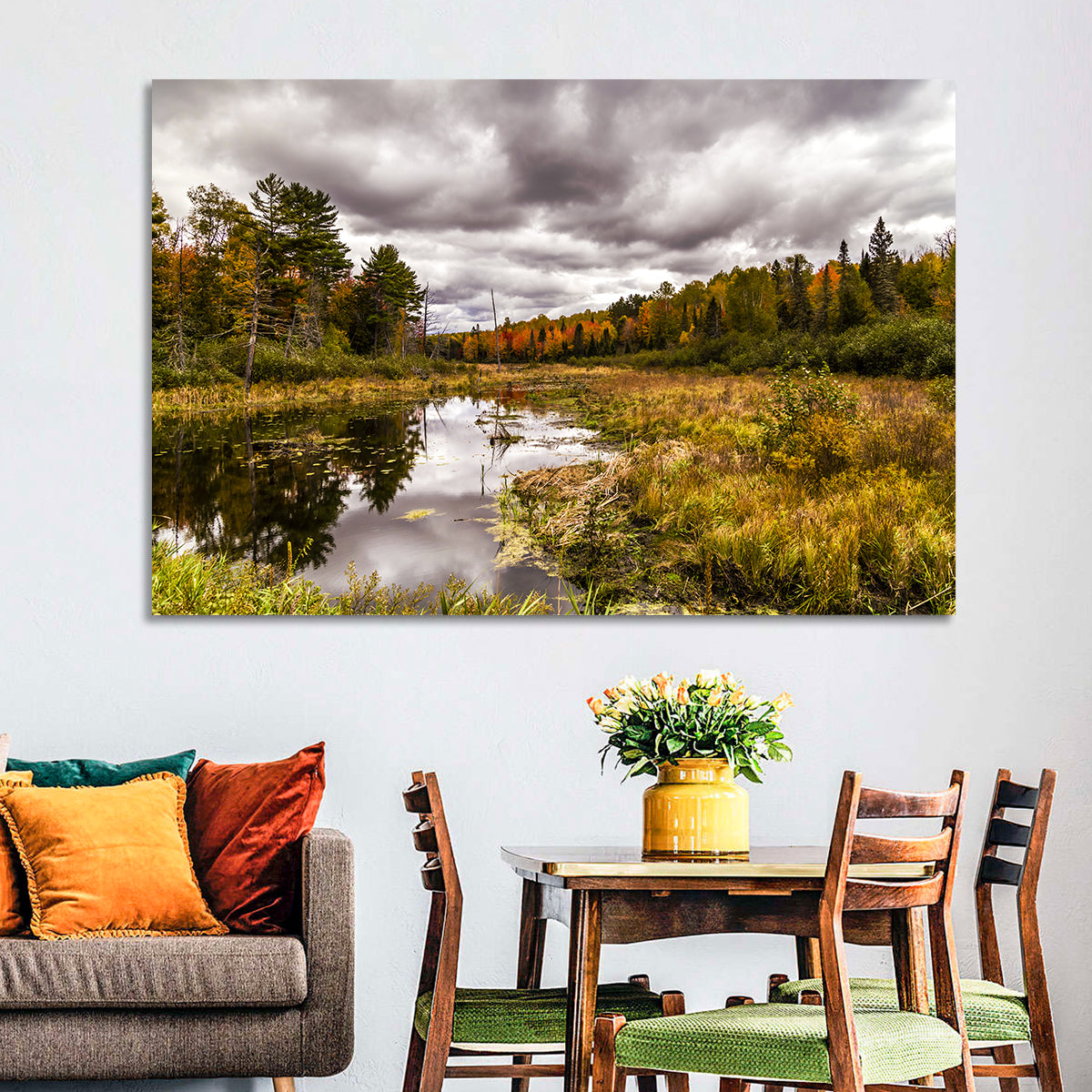 Michigan Autumn Marsh Wall Art