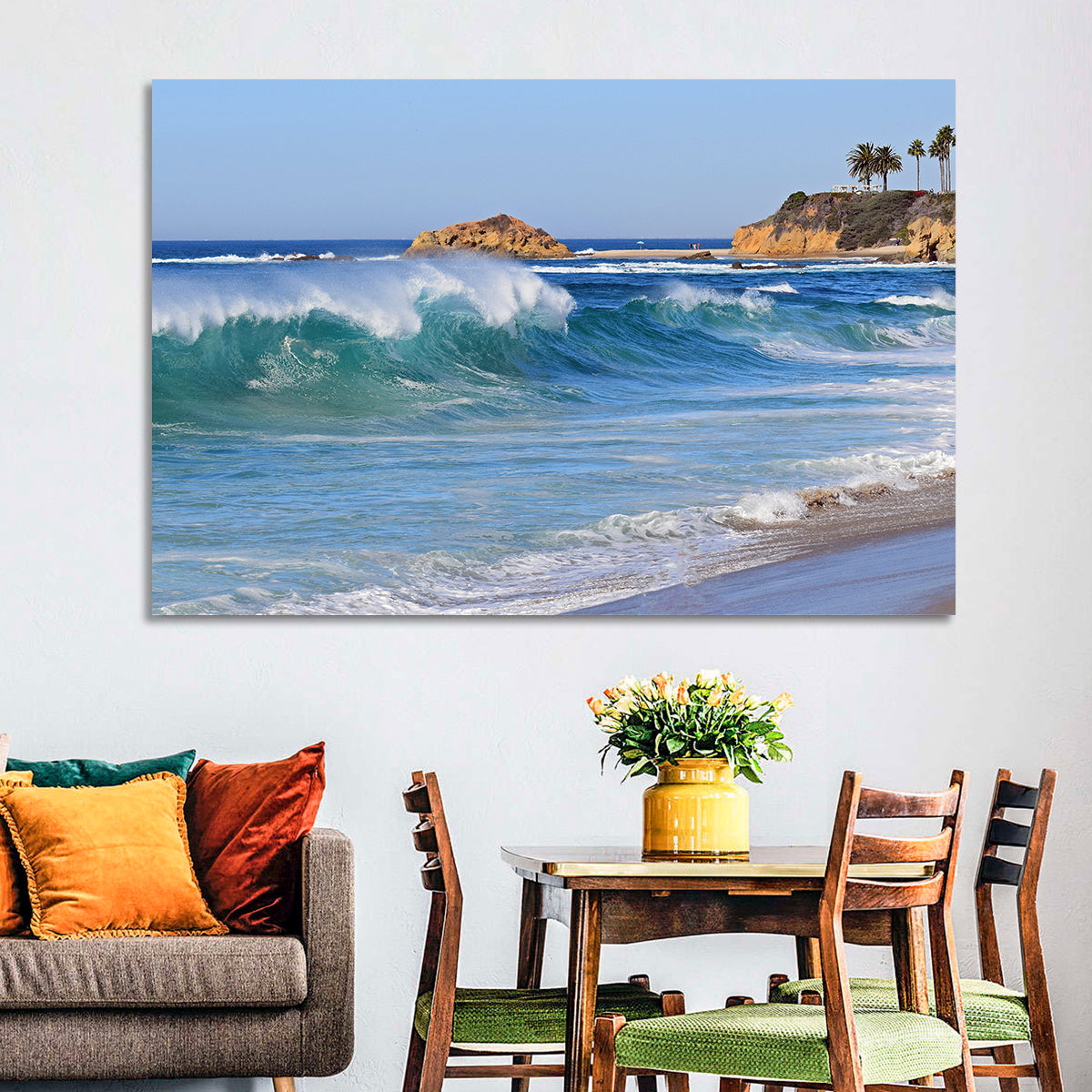 South Laguna Beach Wall Art in a room, landscape