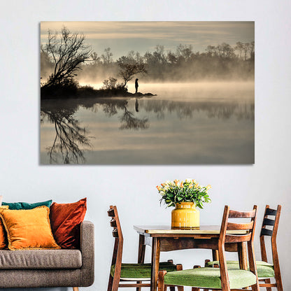 Centennial Lake Mist Wall Art