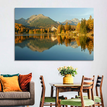 Štrbské Pleso Lake, High Tatras Wall Art