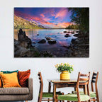Jenny Lake Sunset Wall Art