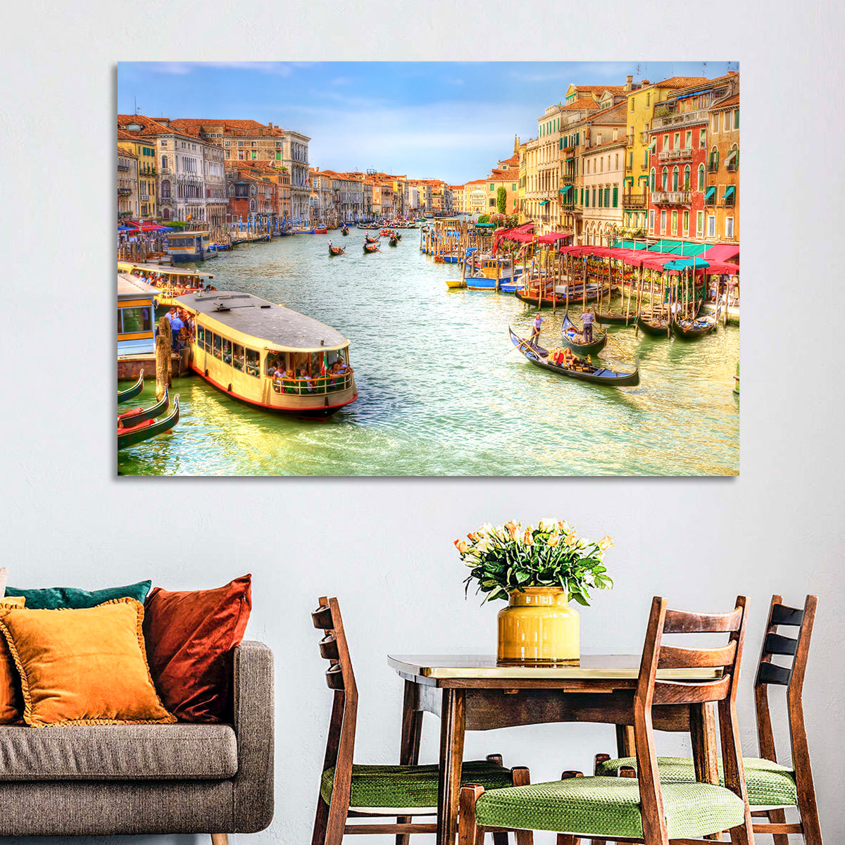 Grand Canal, Venice Wall Art in a room, landscape
