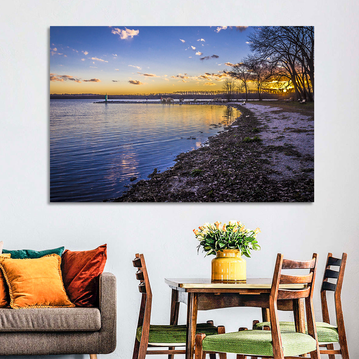 Onondaga Lake Sunset Wall Art