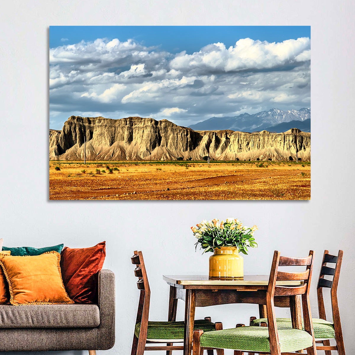 Snake Mountain Ridge Cliffs Wall Art