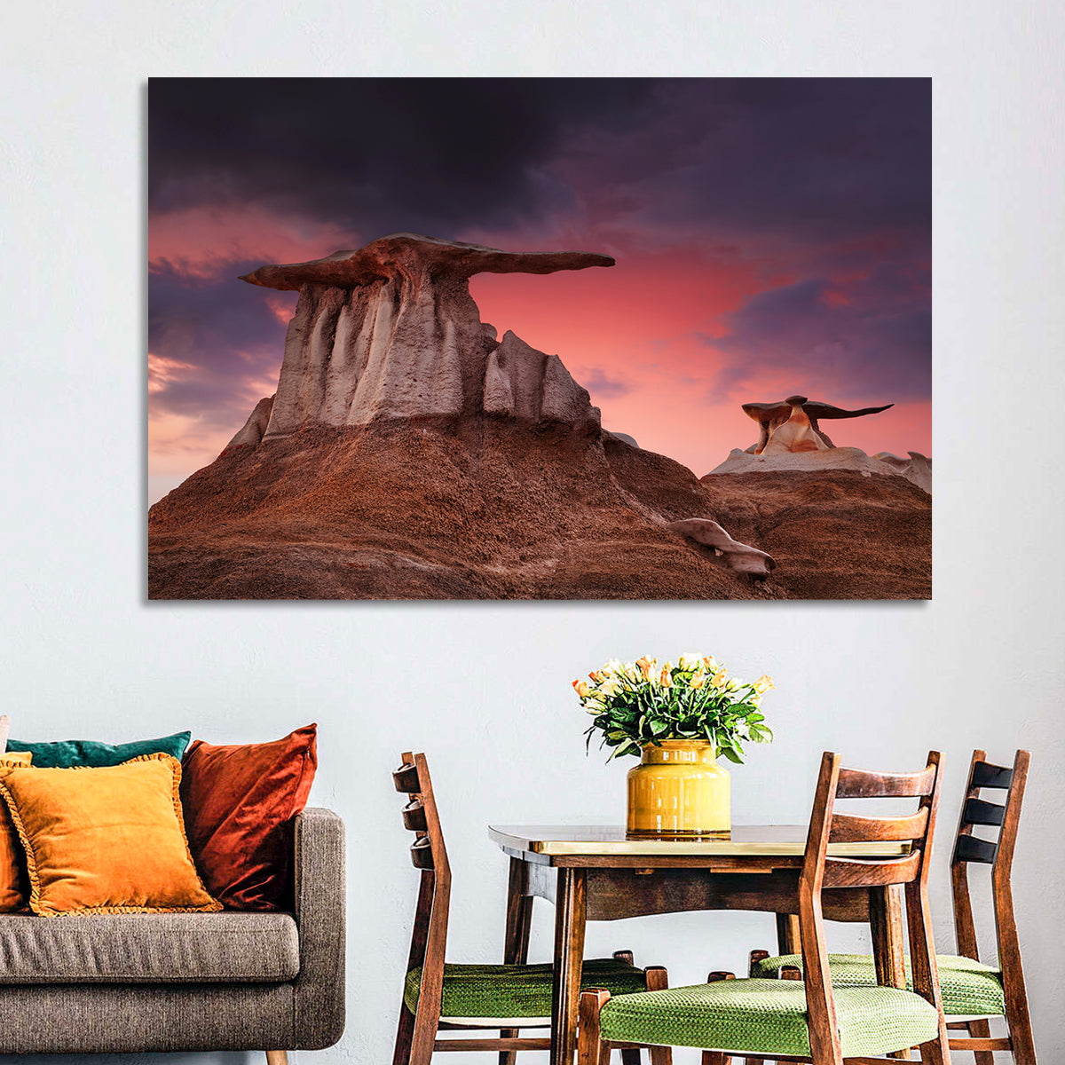 Wings Formation, Bisti Hoodoos Wall Art