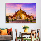 Wat Benchamabophit at Dusk Wall Art