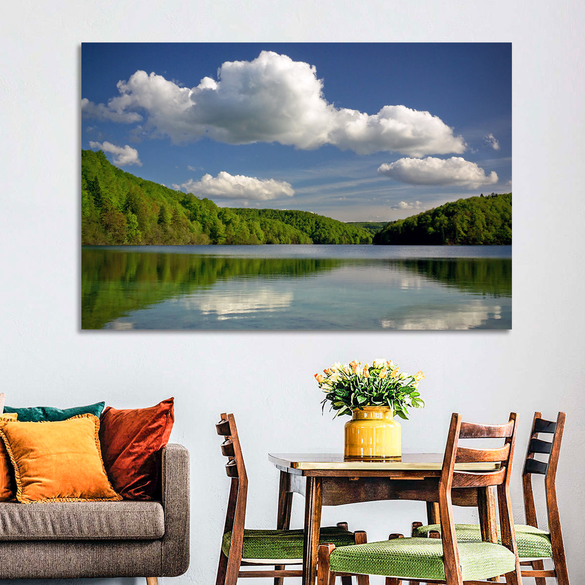 Plitvice Forest Lake Wall Art