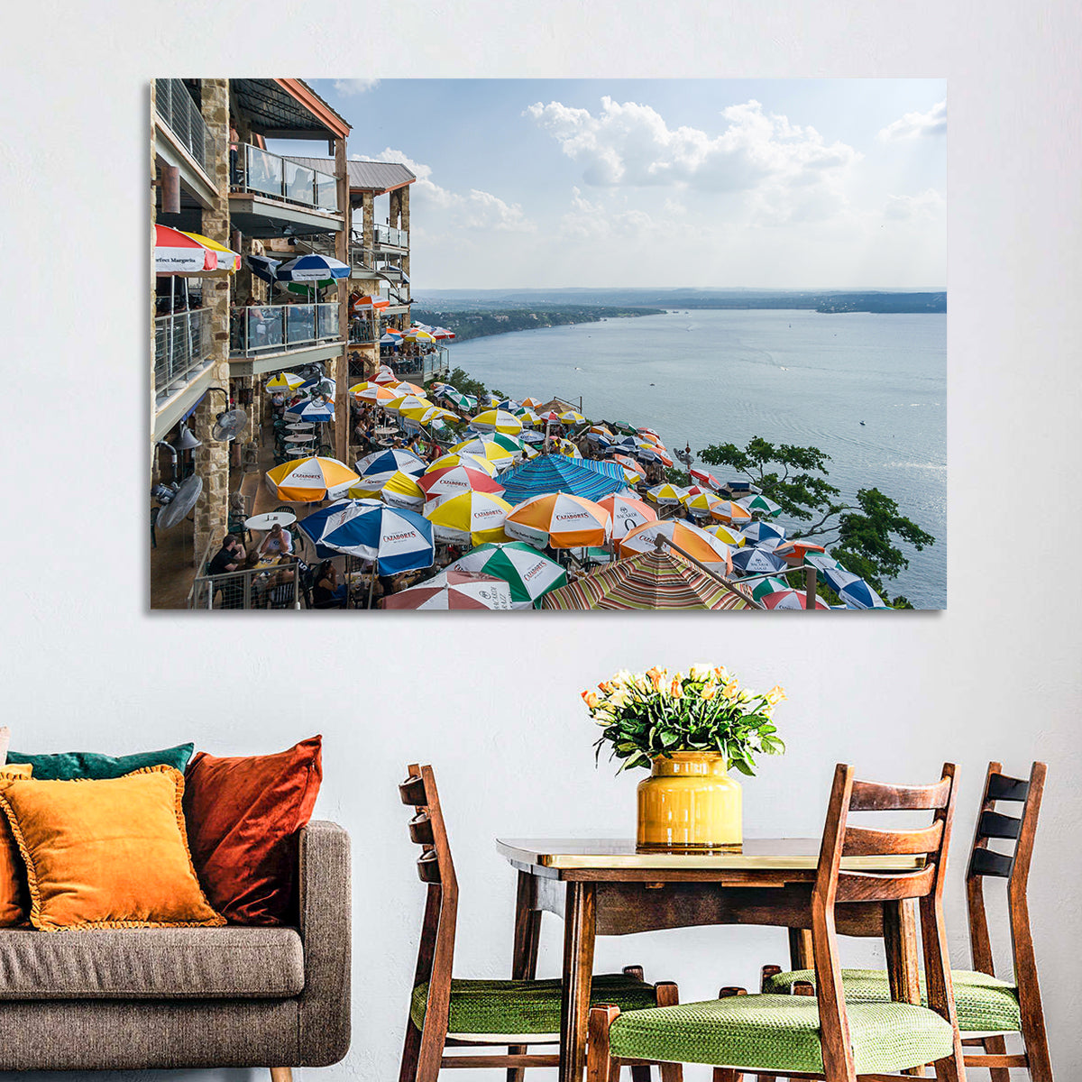 Lake Travis Lakeside Terrace Wall Art