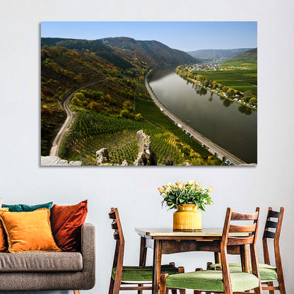 Mosel Valley at Bremm, Germany Wall Art