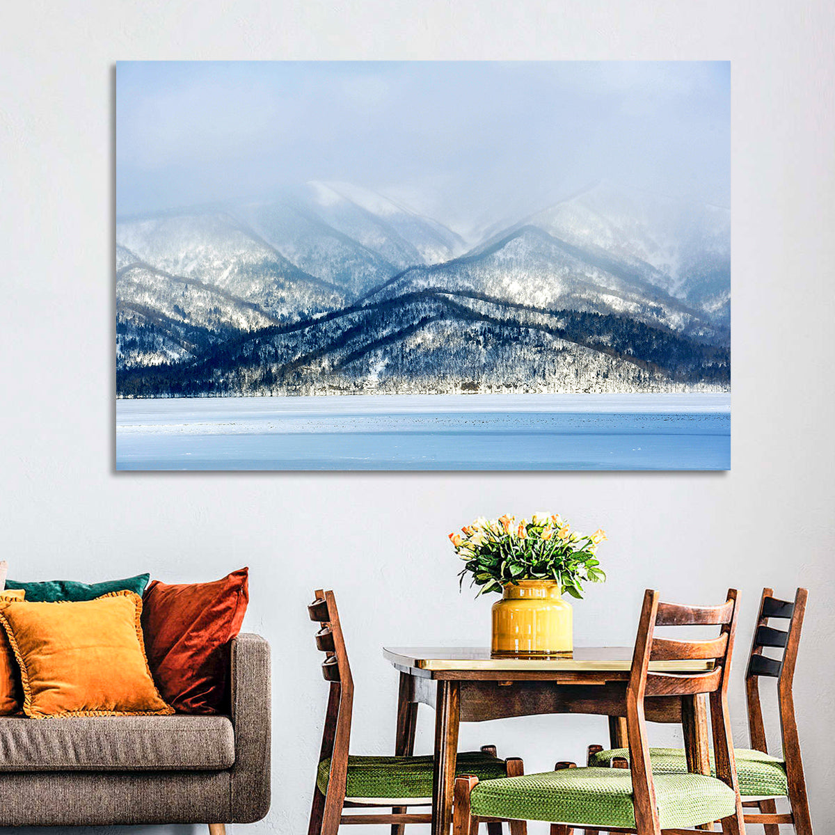 Frozen Lake Kussharo Wall Art