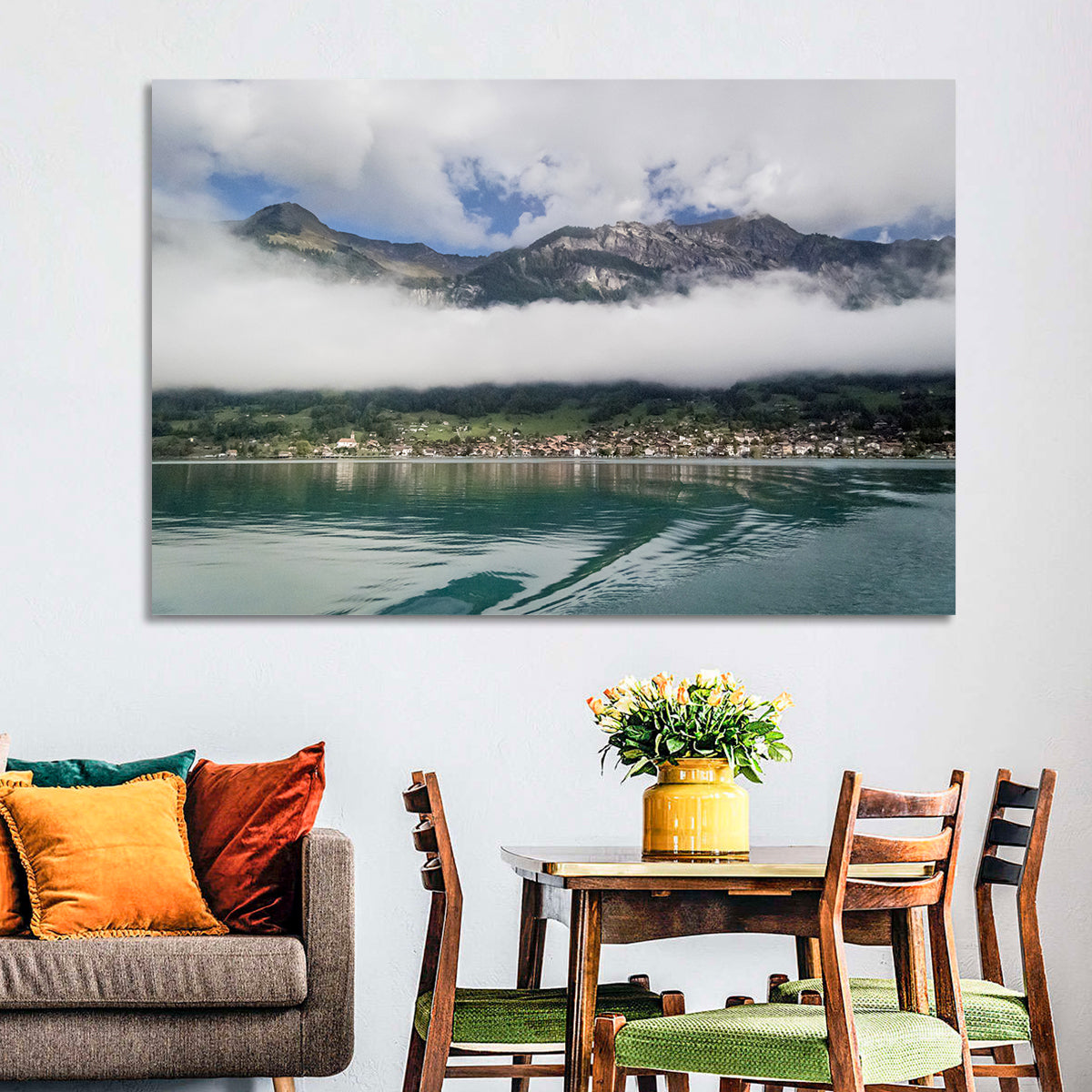 Lake Brienz Reflection Wall Art