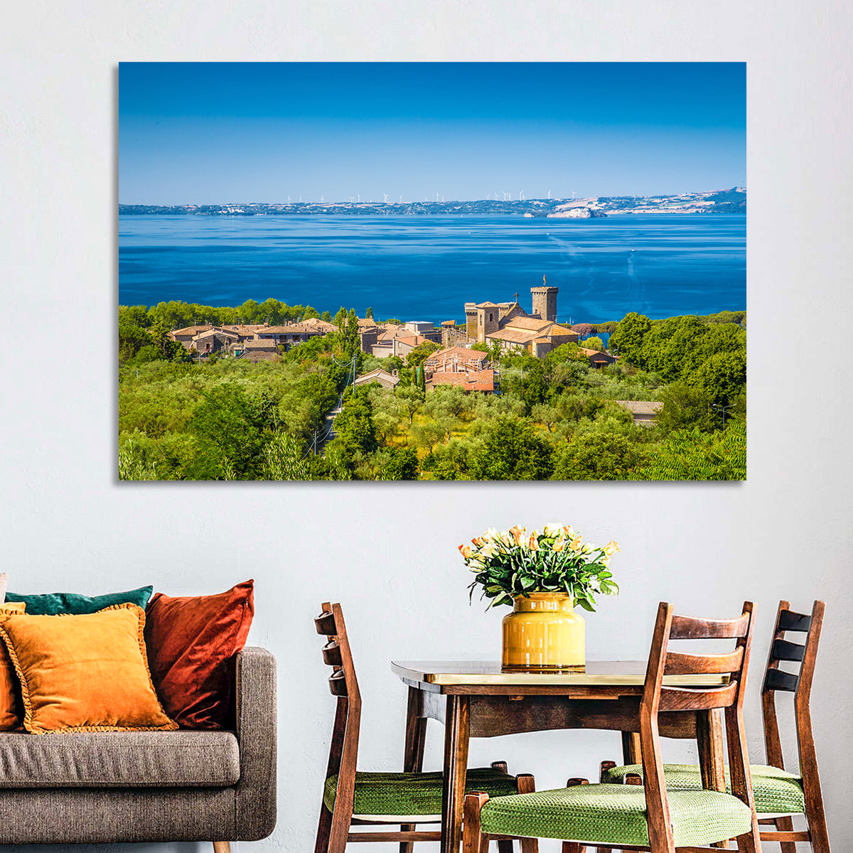 Bolsena Village Overlook Wall Art