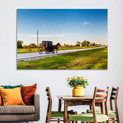 Amish Horse and Buggy, Oklahoma Wall Art