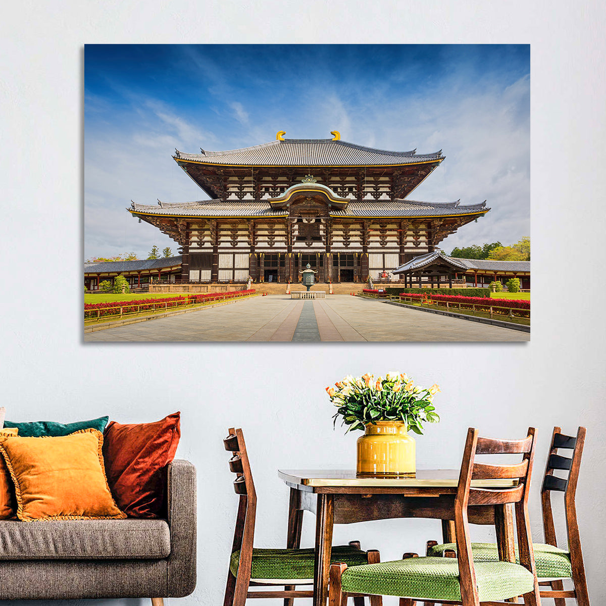 Todai-ji Temple Great Buddha Hall Wall Art