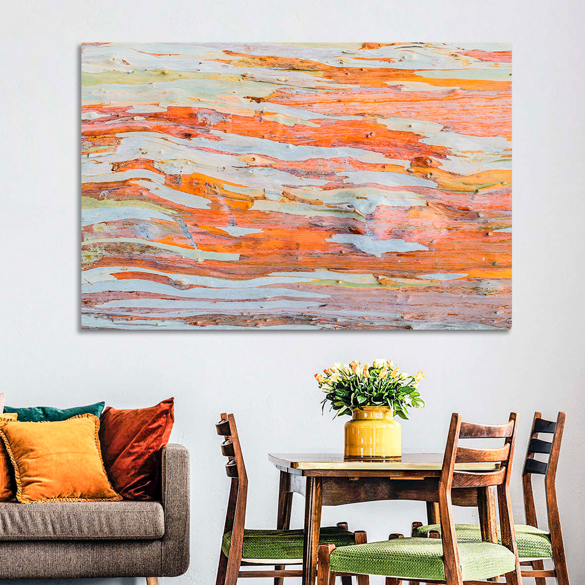 Abstract Eucalyptus Bark Layers Wall Art