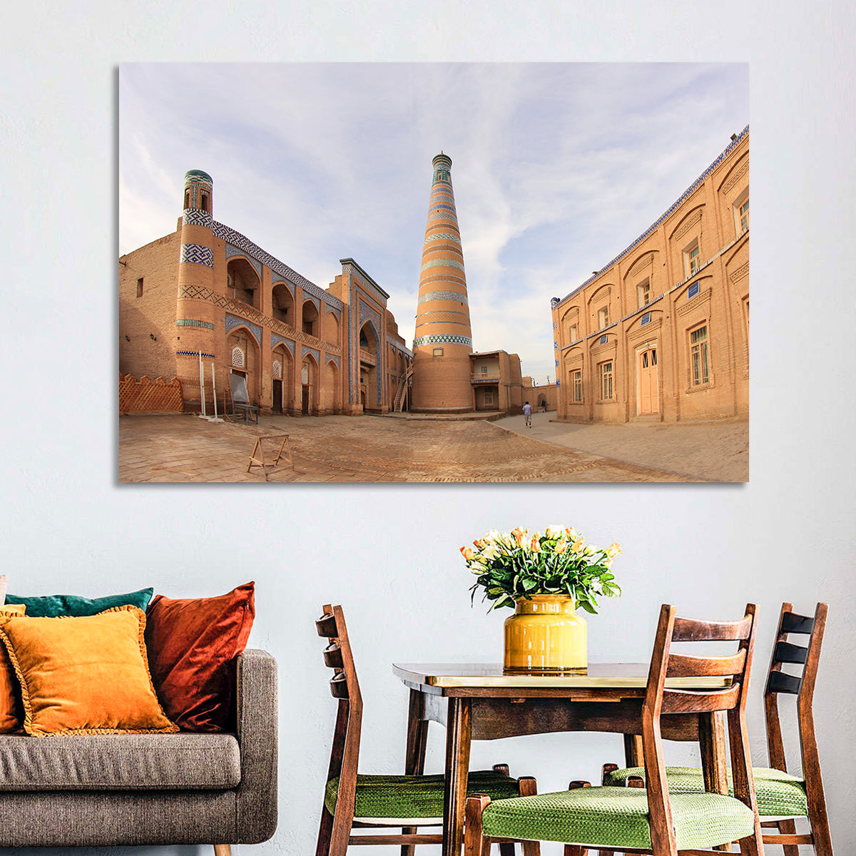 Khodja Madrasah, Khiva Wall Art in a room, landscape