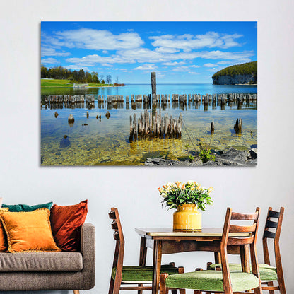 Big Bay De Noc Garden View Wall Art