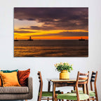 Lake Erie Twin Beacons Wall Art