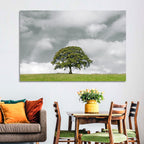 Solitary Oak in Meadow Wall Art