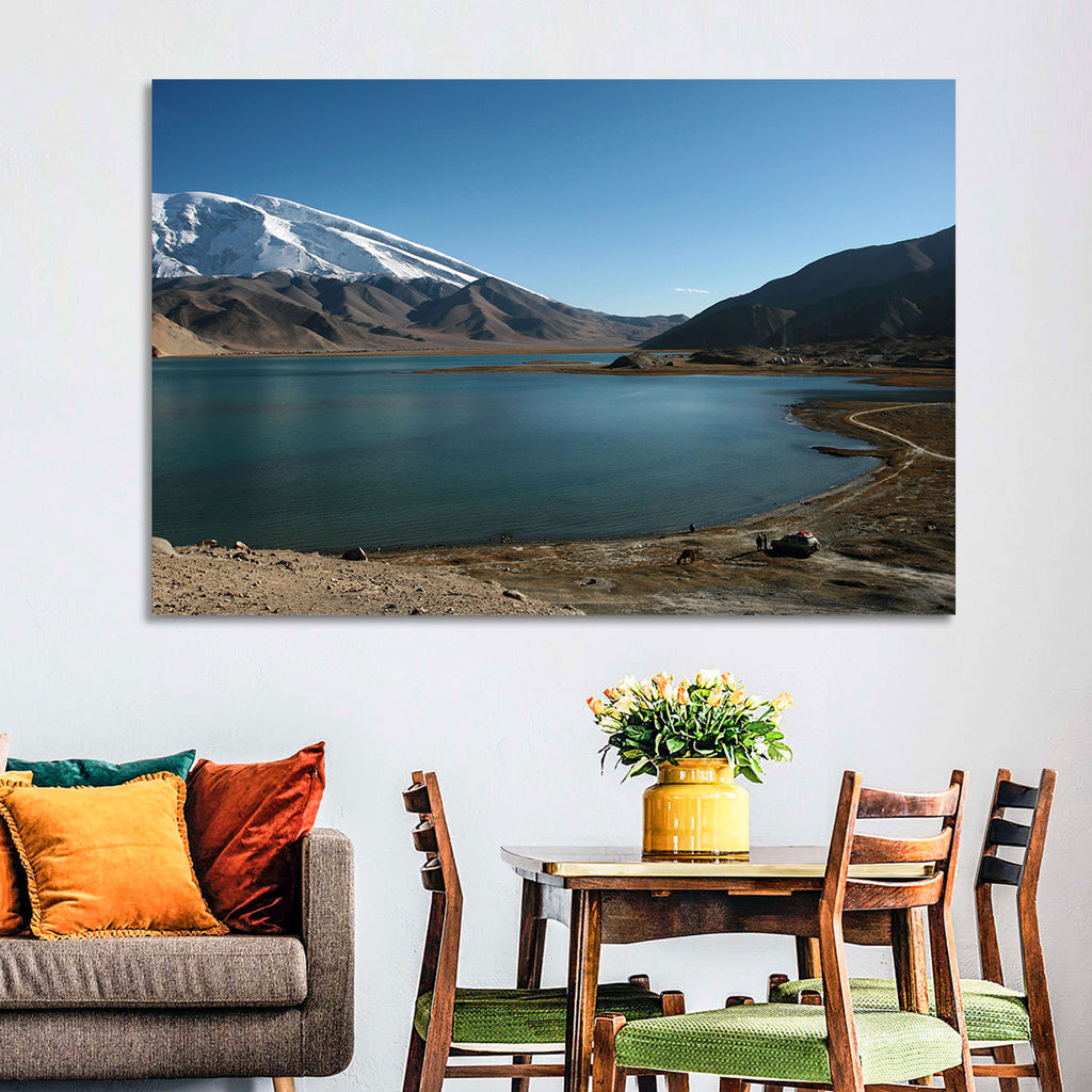 Muztahgata and Karakul Lake Wall Art