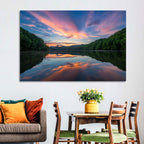 Appalachian Lake Sunset Wall Art
