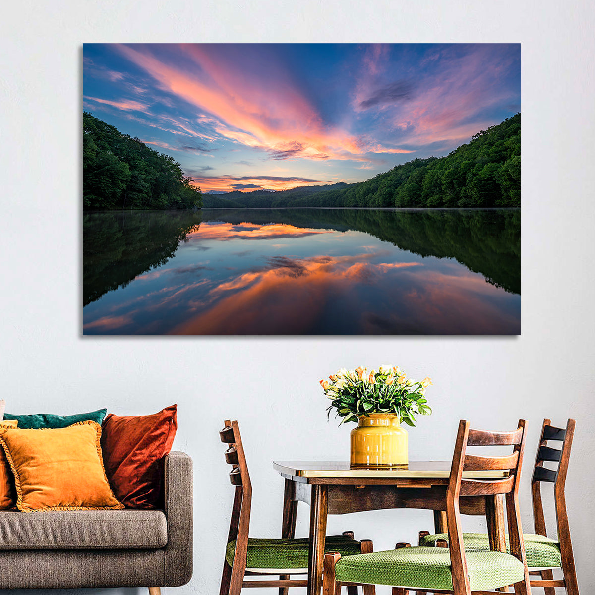 Appalachian Lake Sunset Wall Art