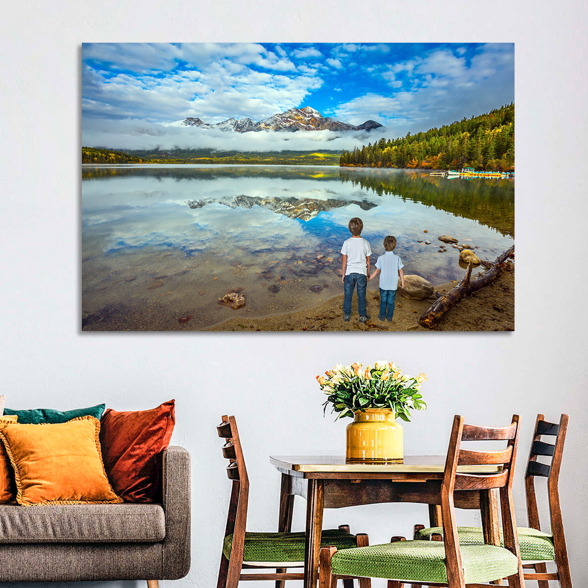 Pyramid Lake Reflection Wall Art