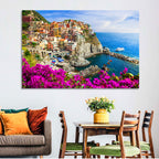 Manarola Cliffside Village Wall Art