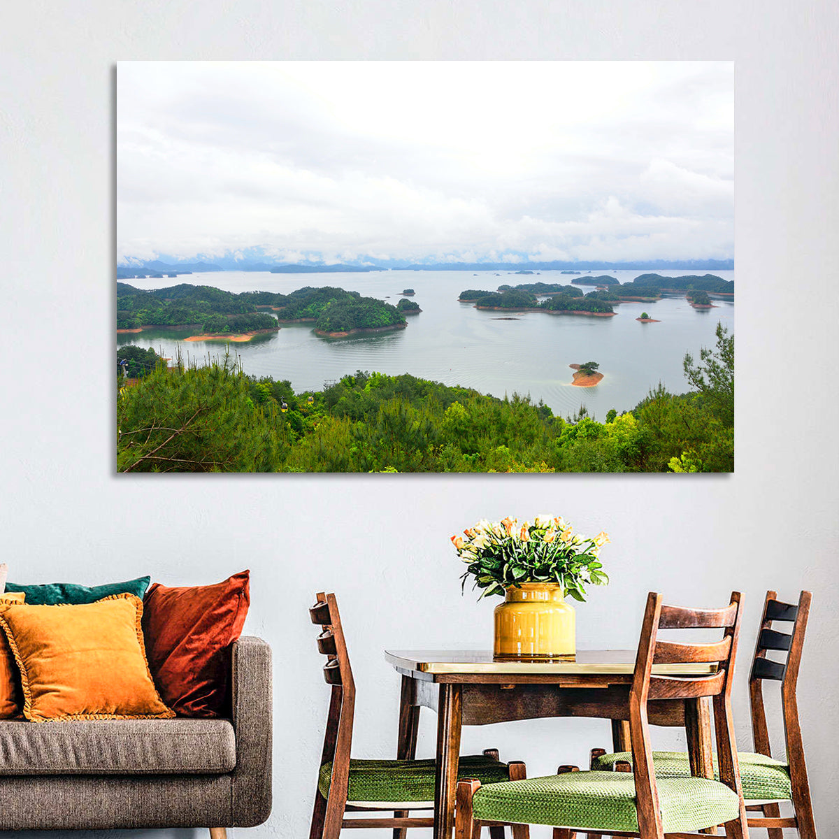 Qiandao Lake Islands View Wall Art