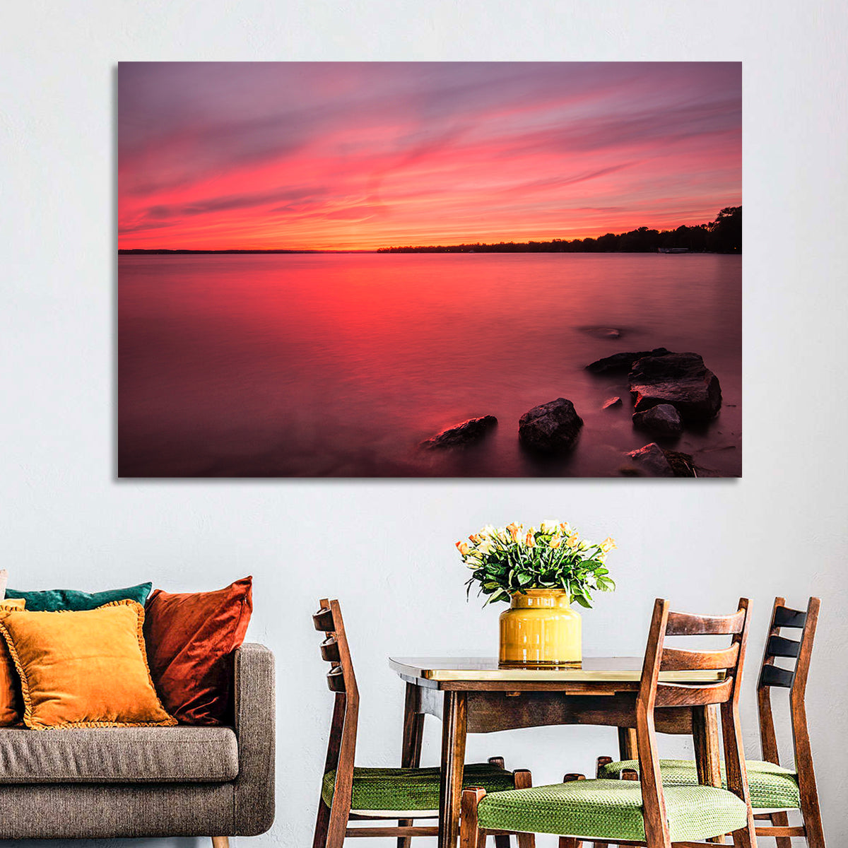 Lake Simcoe Sunset Wall Art