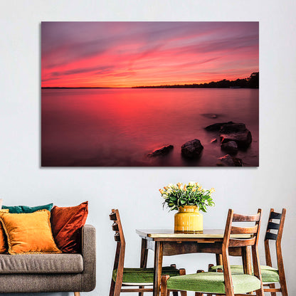 Lake Simcoe Sunset Wall Art