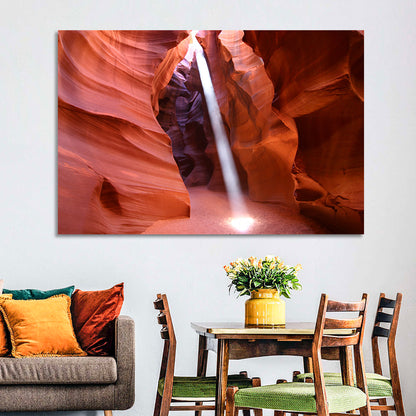 Antelope Canyon Light Beam Wall Art