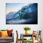 Golden Hour Barrel Wave Wall Art