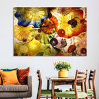Kaleidoscopic Glass Ceiling Abstract Wall Art