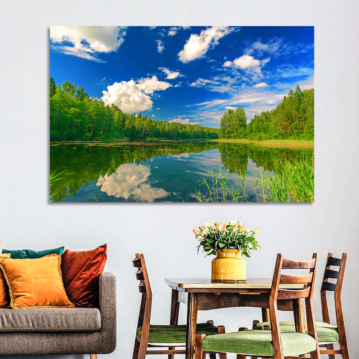 Kurtna Lake Reflection Wall Art