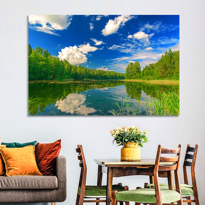 Kurtna Lake Reflection Wall Art