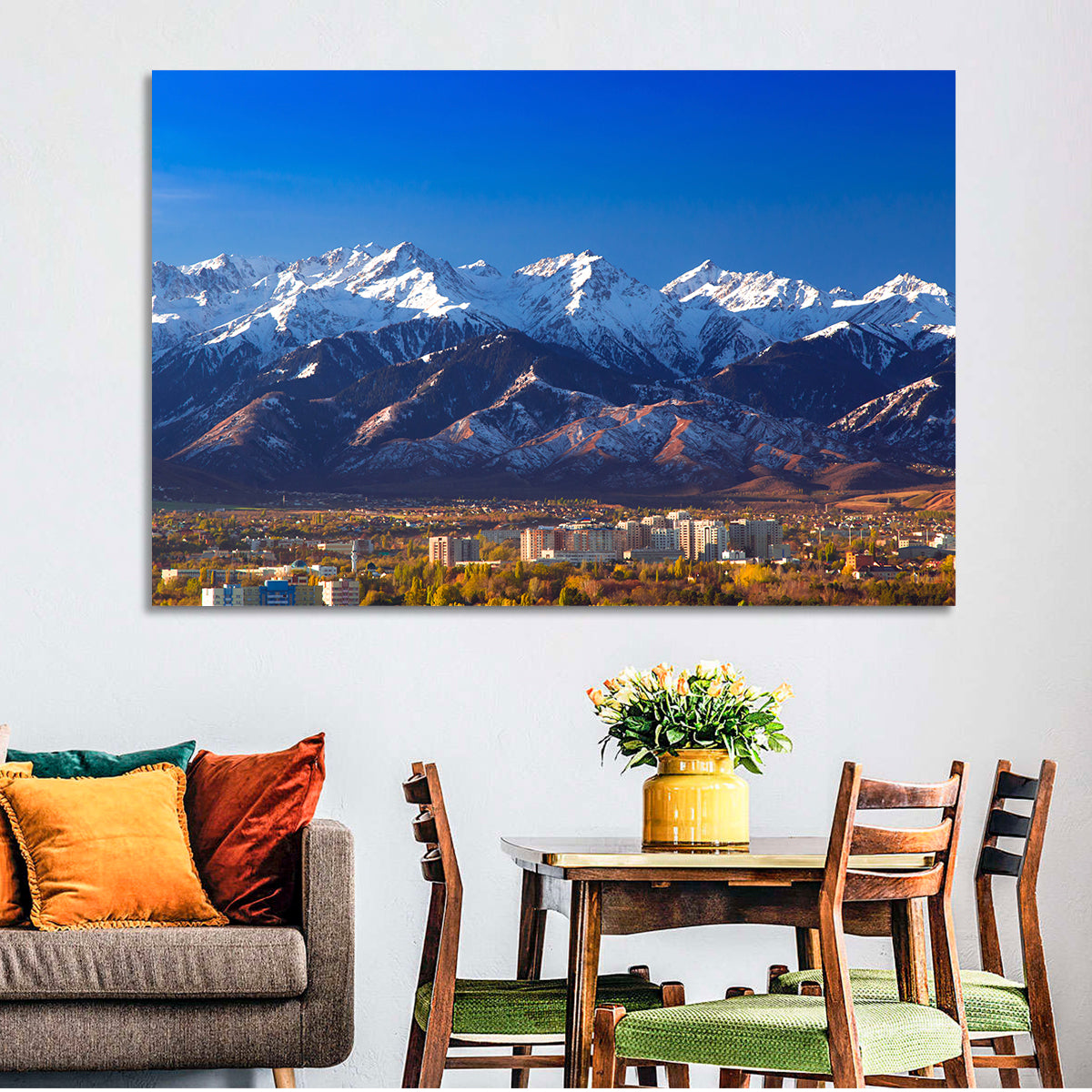 Almaty Snow-capped Trans-ili Alatau Wall Art