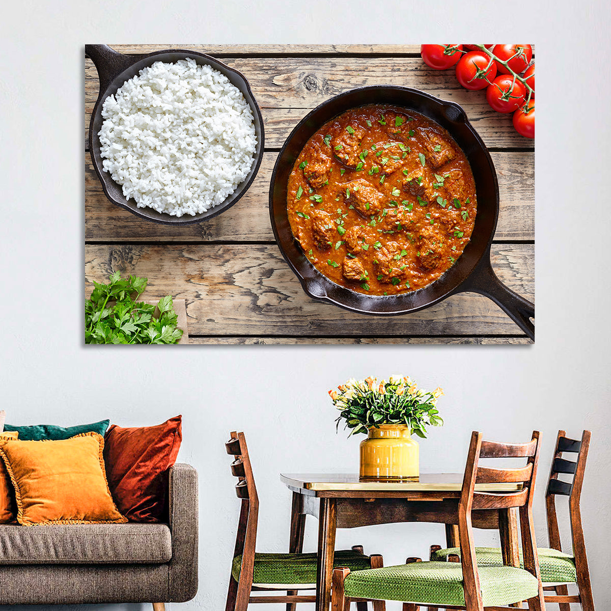 Rustic Beef Curry Wall Art