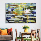 Impressionist Water Lilies Study Wall Art