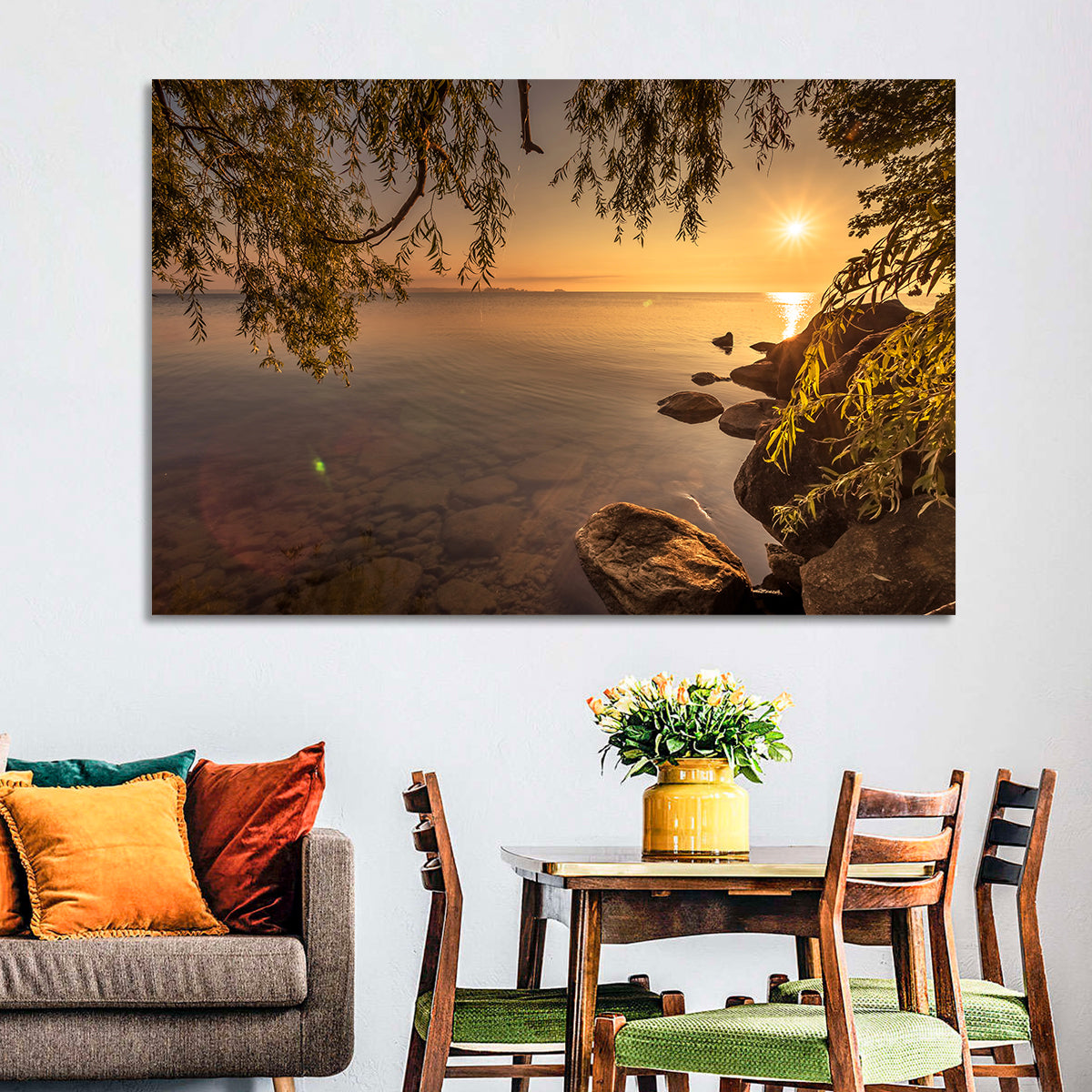 Simcoe Lake Golden Hour Wall Art