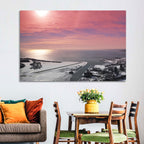 Lake Ontario Winter Skyline Wall Art