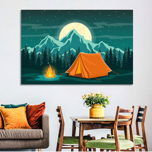 Camping Concept Wall Art