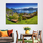 Lake Lucerne, Weggis Wall Art