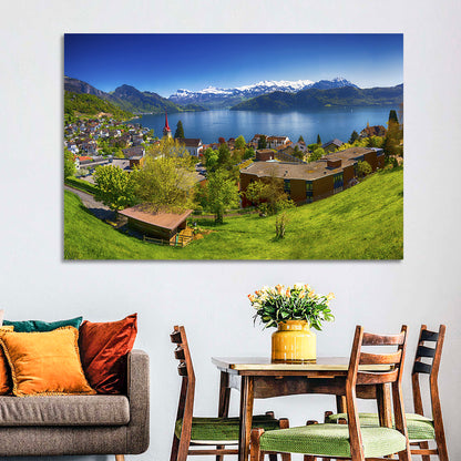Lake Lucerne, Weggis Wall Art