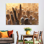 Arizona Skyscrapers at Golden Hour Wall Art