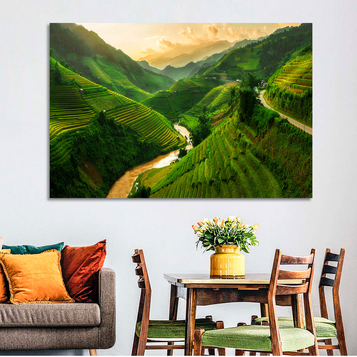 Mu Cang Chai Rice Terraces Wall Art