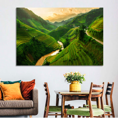 Mu Cang Chai Rice Terraces Wall Art