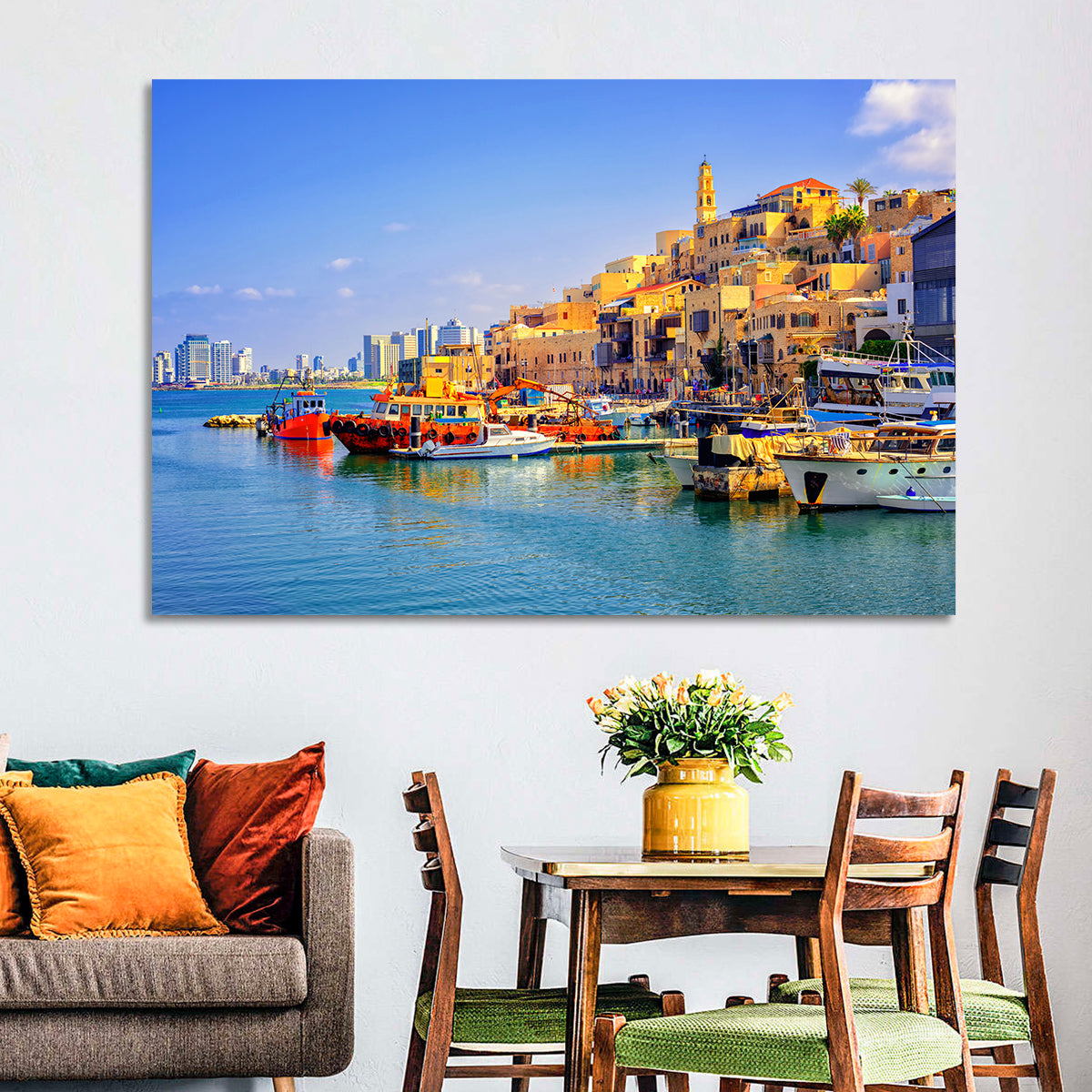 Old Jaffa Harbor Wall Art