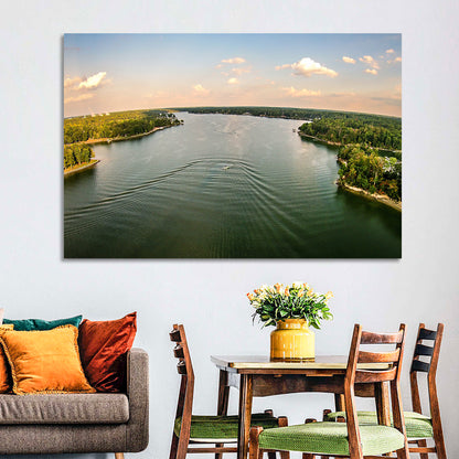 Lake Wylie Golden Hour Wall Art
