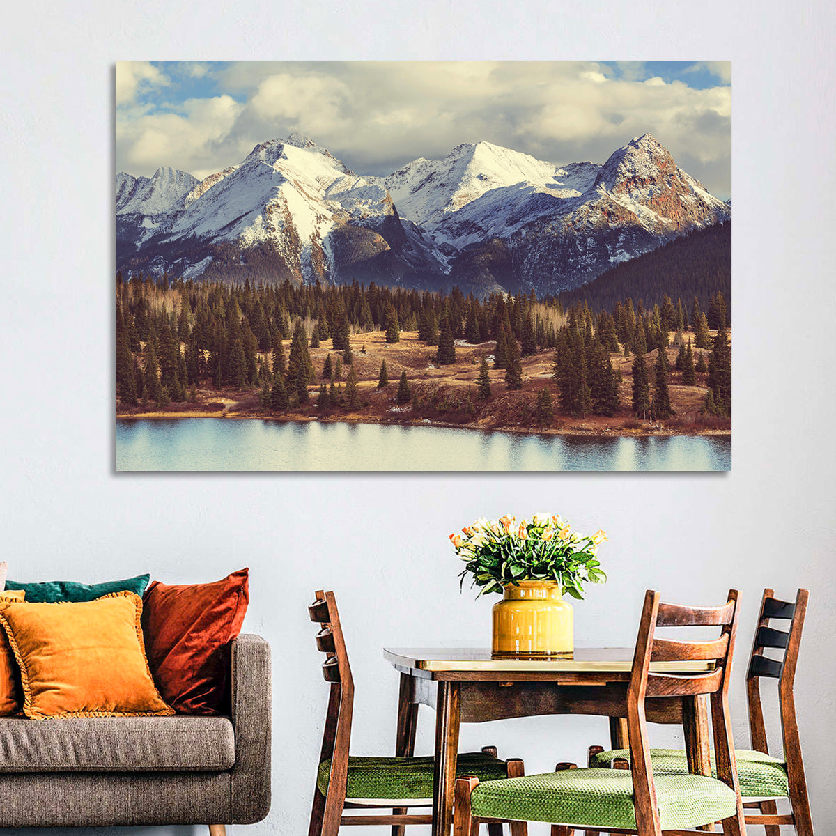 Snow-capped Colorado Rockies Wall Art